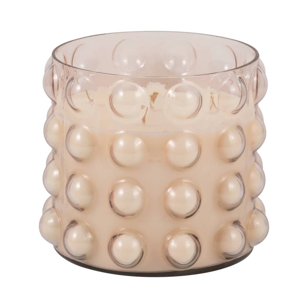 Peony and Blush Bubble Candle