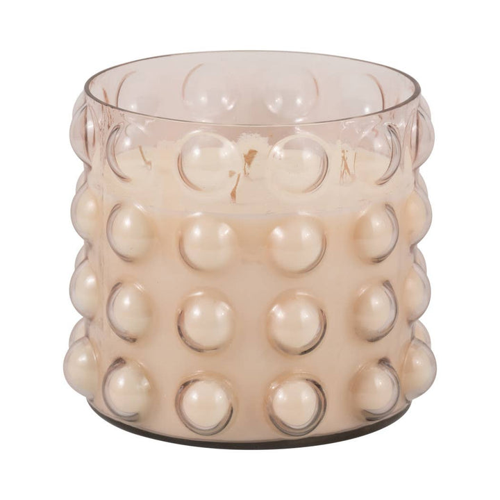 Peony and Blush Bubble Candle