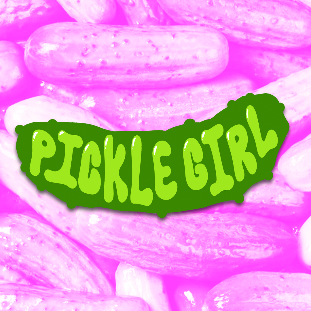 Pickle Girl Bumper Sticker