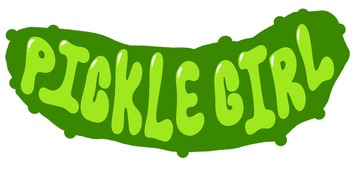 Pickle Girl Bumper Sticker