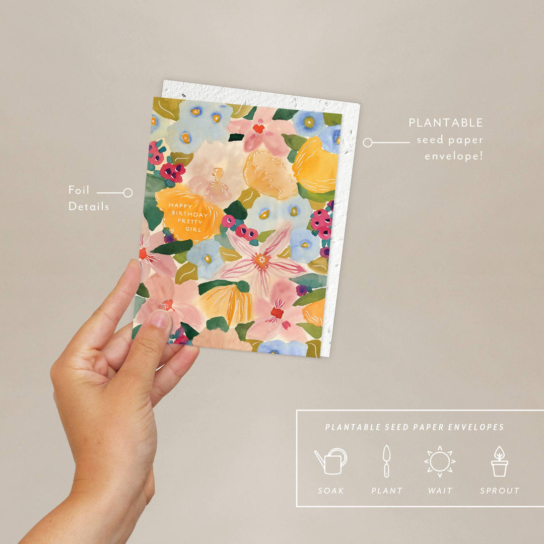 Floral Abundance Birthday Card