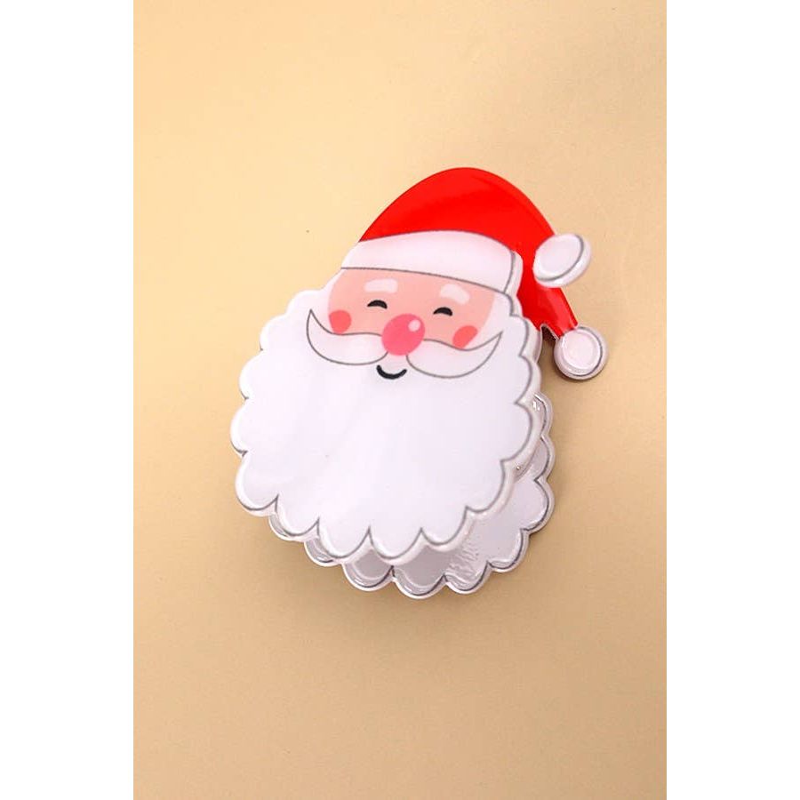 Christmas Santa Hair Claw Clips