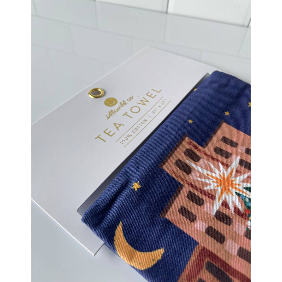 Rockefeller Tree Tea Towel