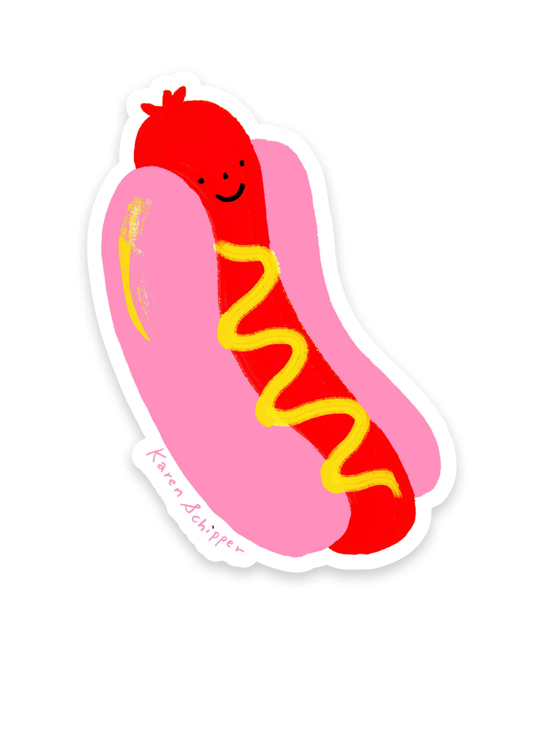 Hot Dog Sticker