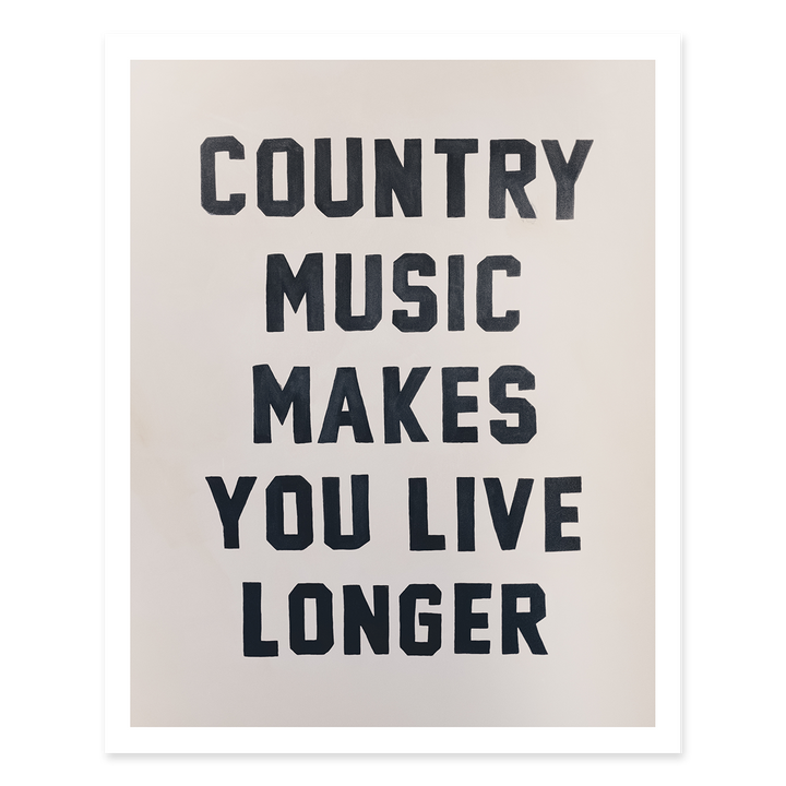 Country Music Print