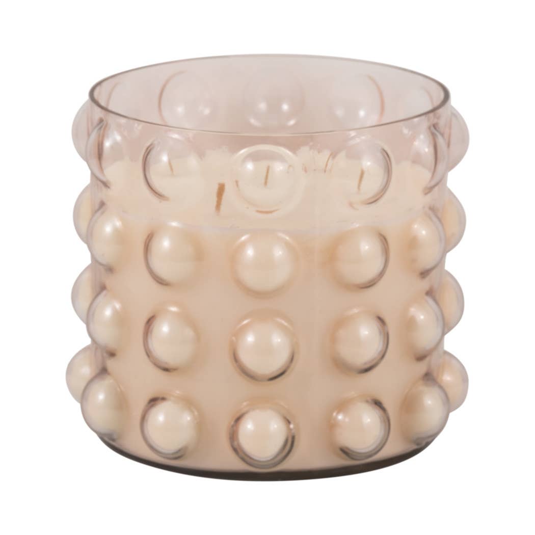Peony and Blush Bubble Candle