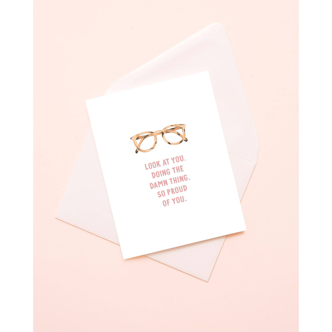 Proud Of You Glasses Card