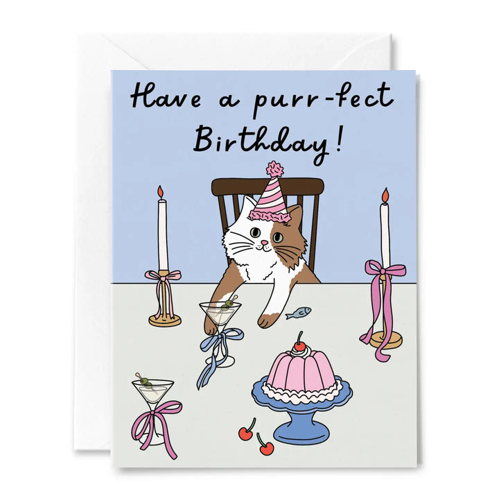 Purr-Fect Birthday Card