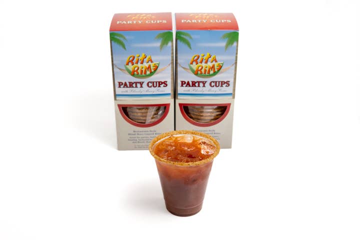 Bloody Mary Pre Rimmed Cups
