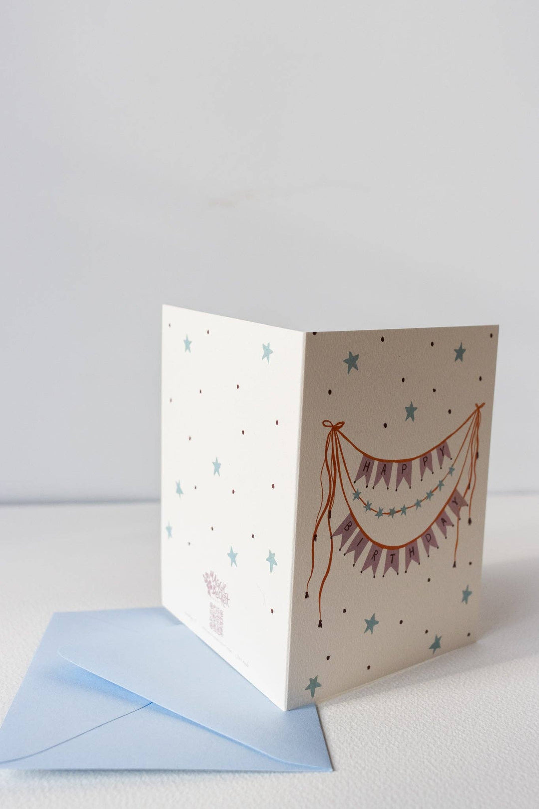 Star Bunting Banner Birthday Card