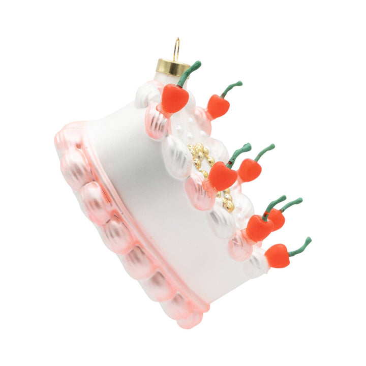 Cherry Heart Cake Ornament