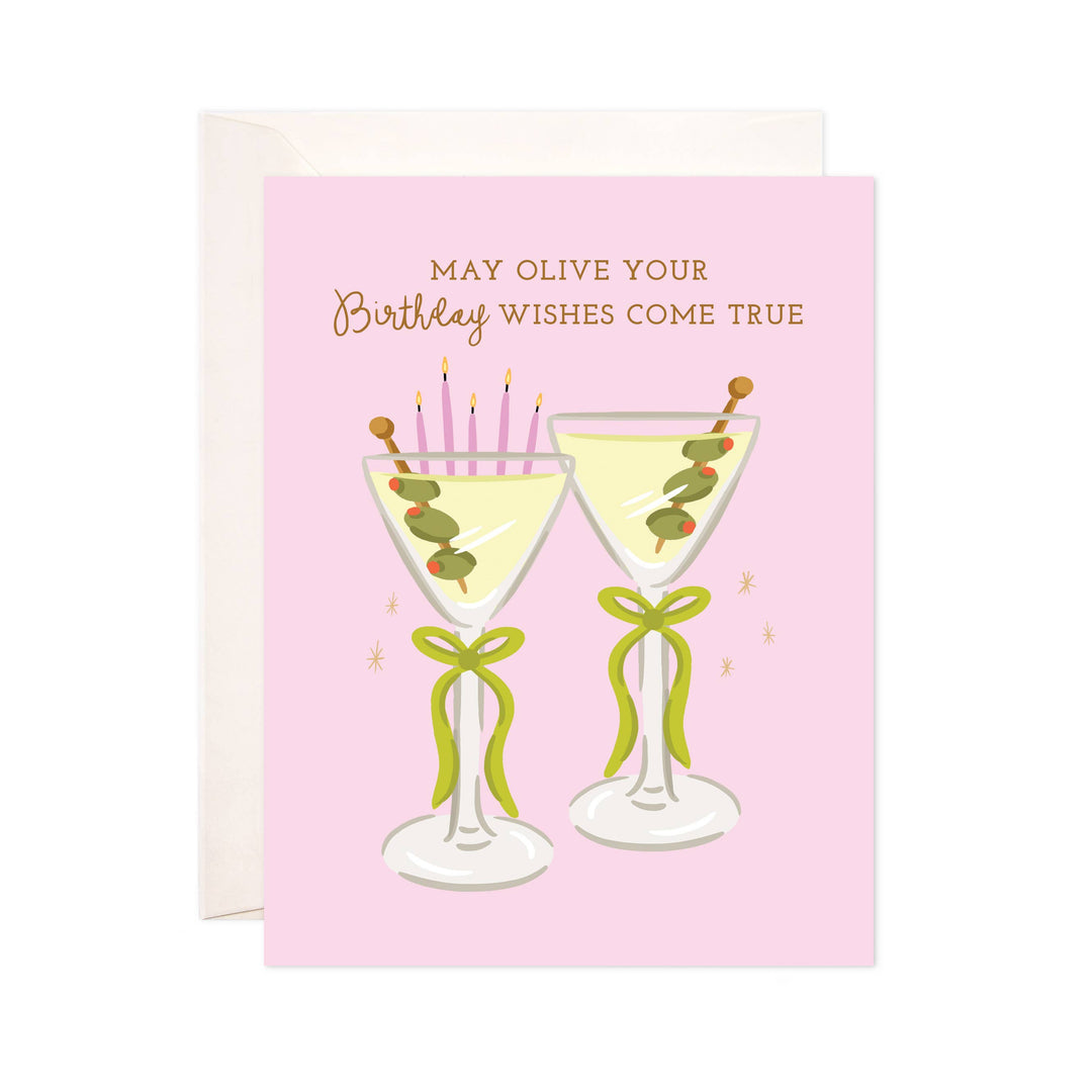 Olive Your Wishes Greeting Card