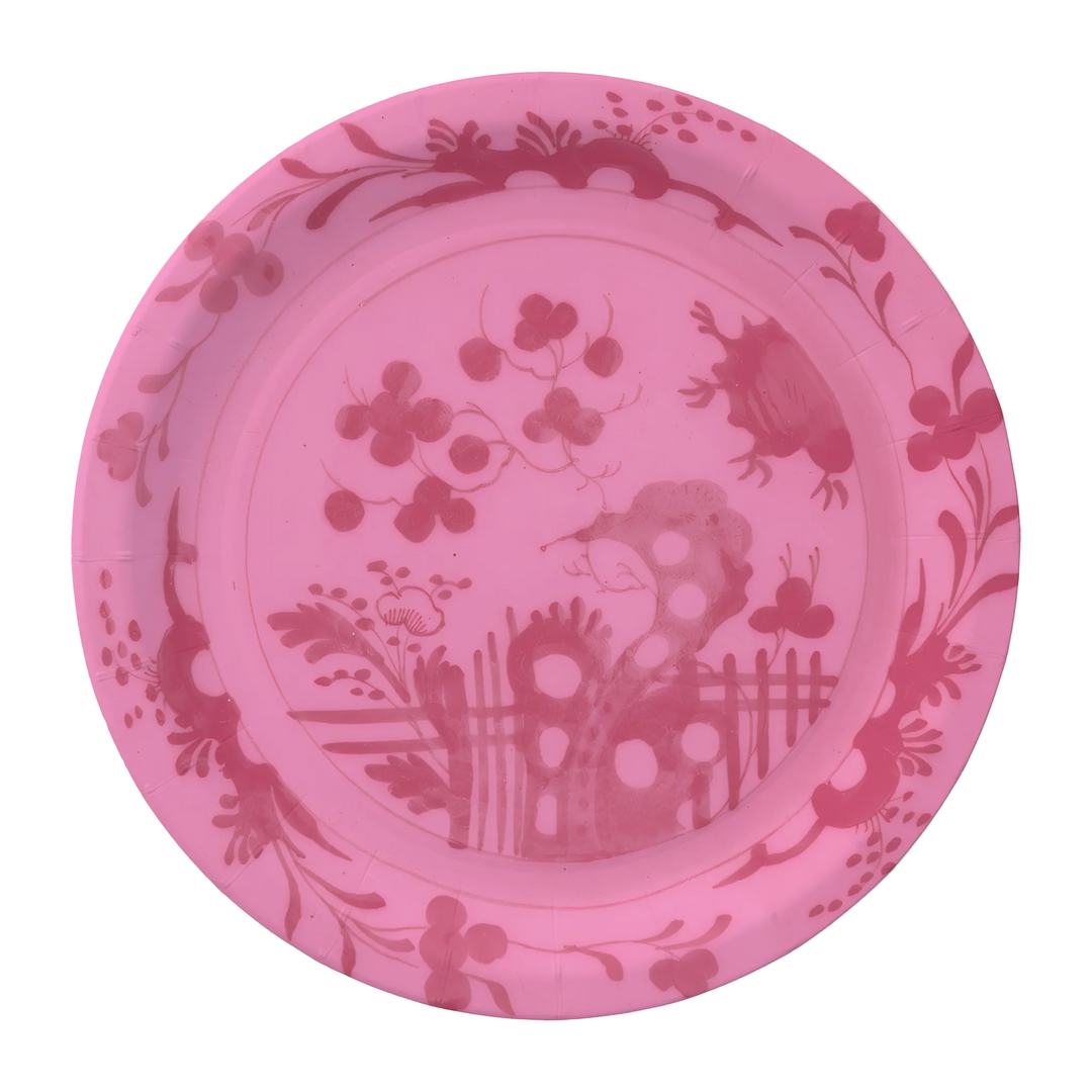 La Chinoiserie Rouge Paper Plate