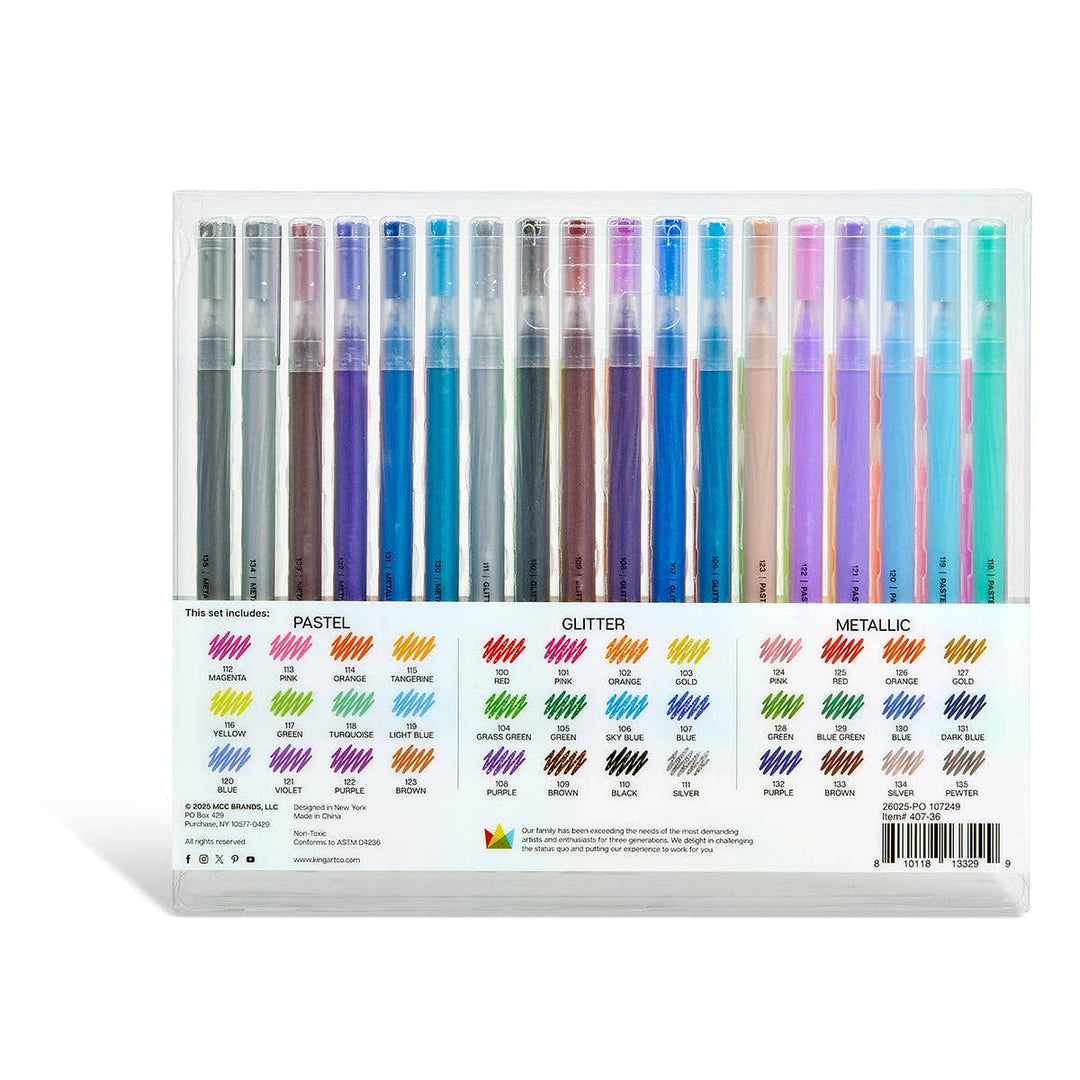 Gel Pens Variety Pack:36