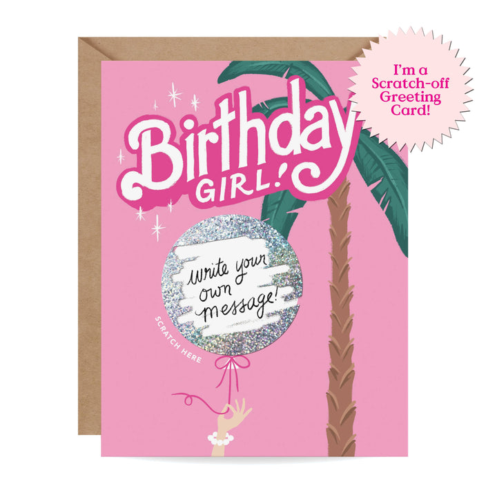 Scratch-off Barbie Birthday Card