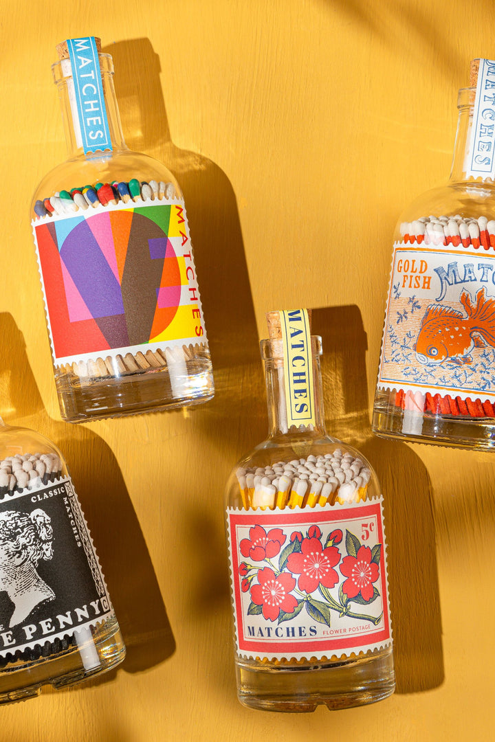 Goldfish Glass Bottle Matches