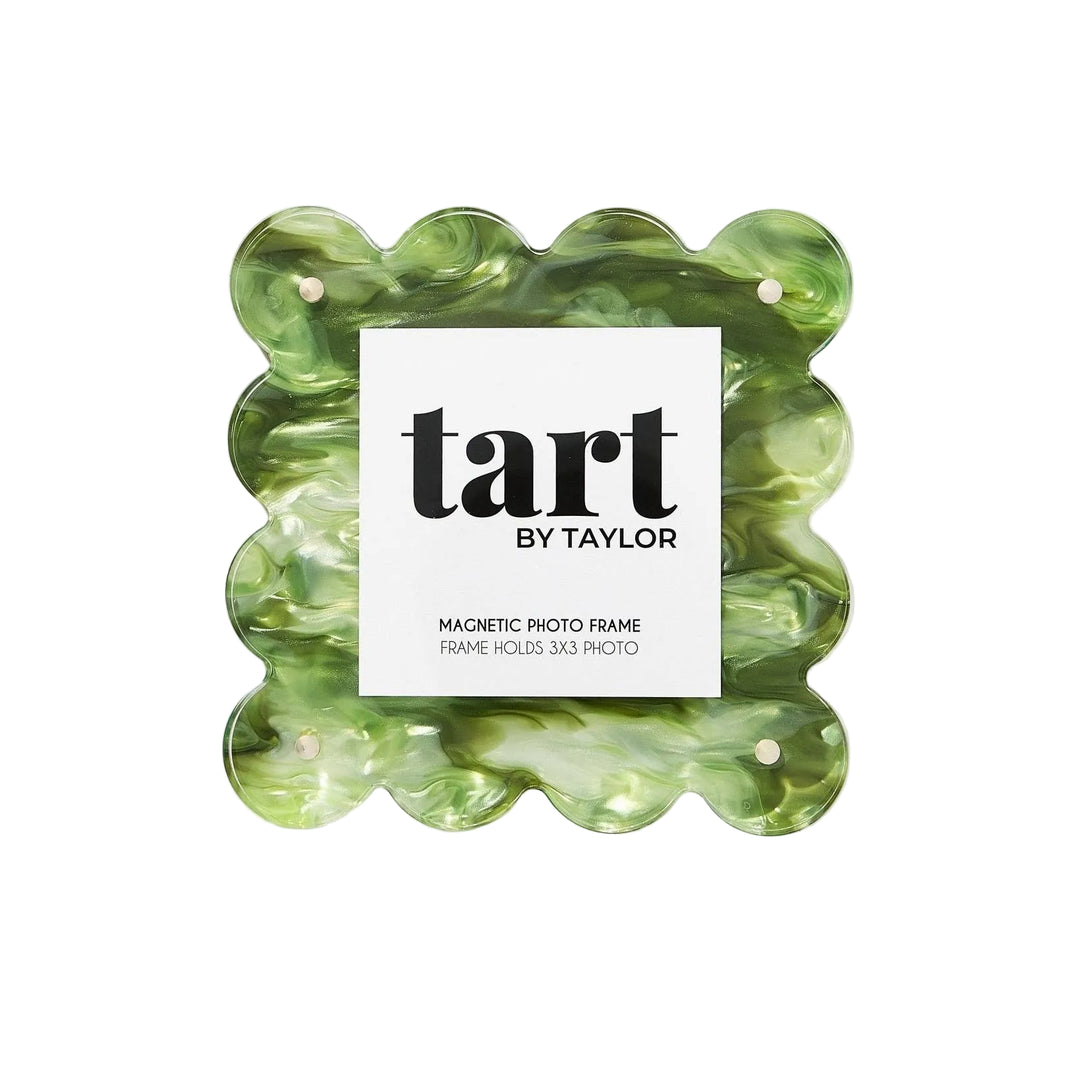 Green Marbled Mini Acrylic Picture Frame