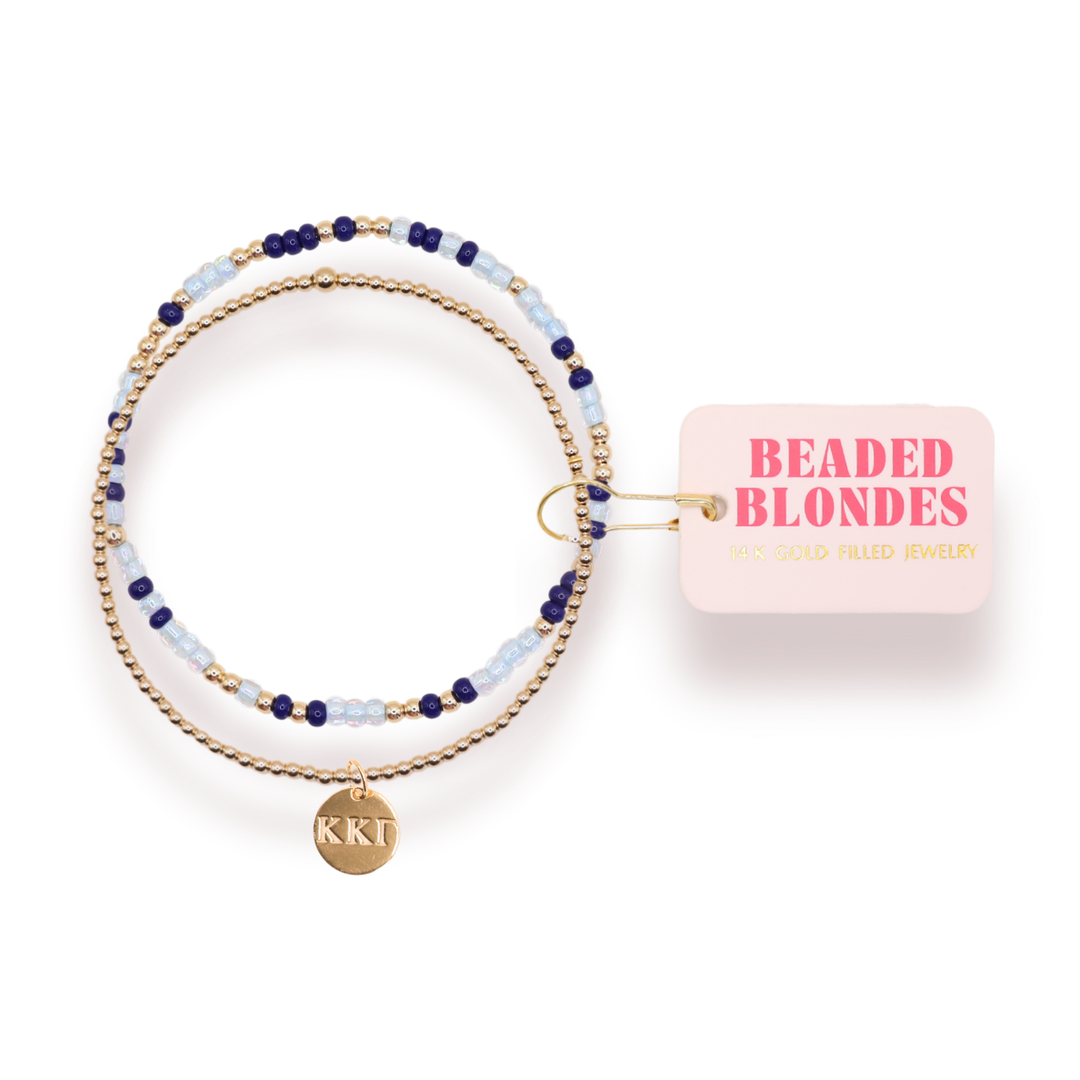 Kappa Kappa Gamma Bracelet Stack
