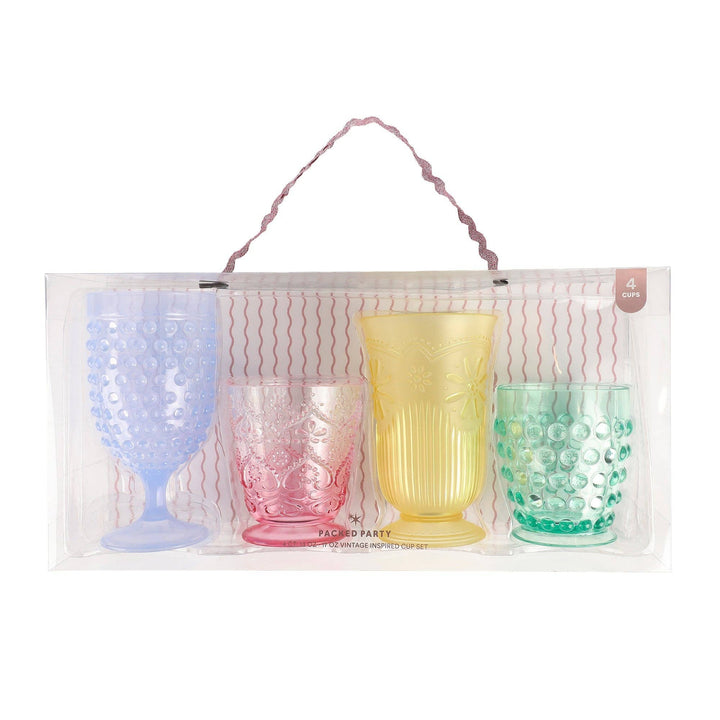 Reusable Pastel Vintage Cups