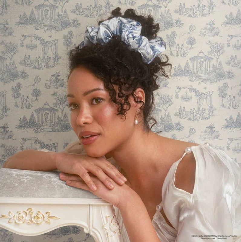 Bridgerton x Kitsch Satin Pillow Scrunchies