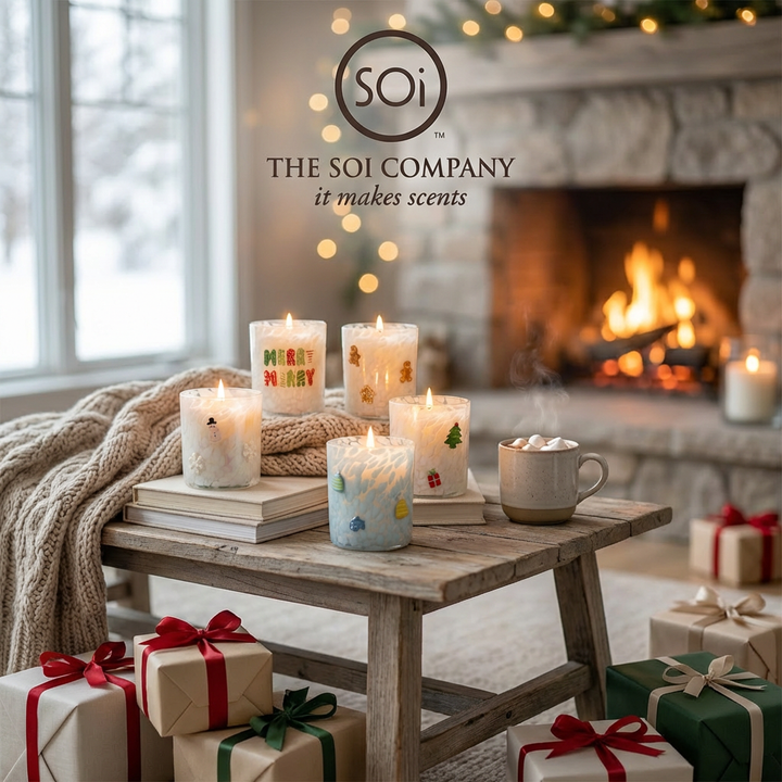 Merry Merry Icon Candle