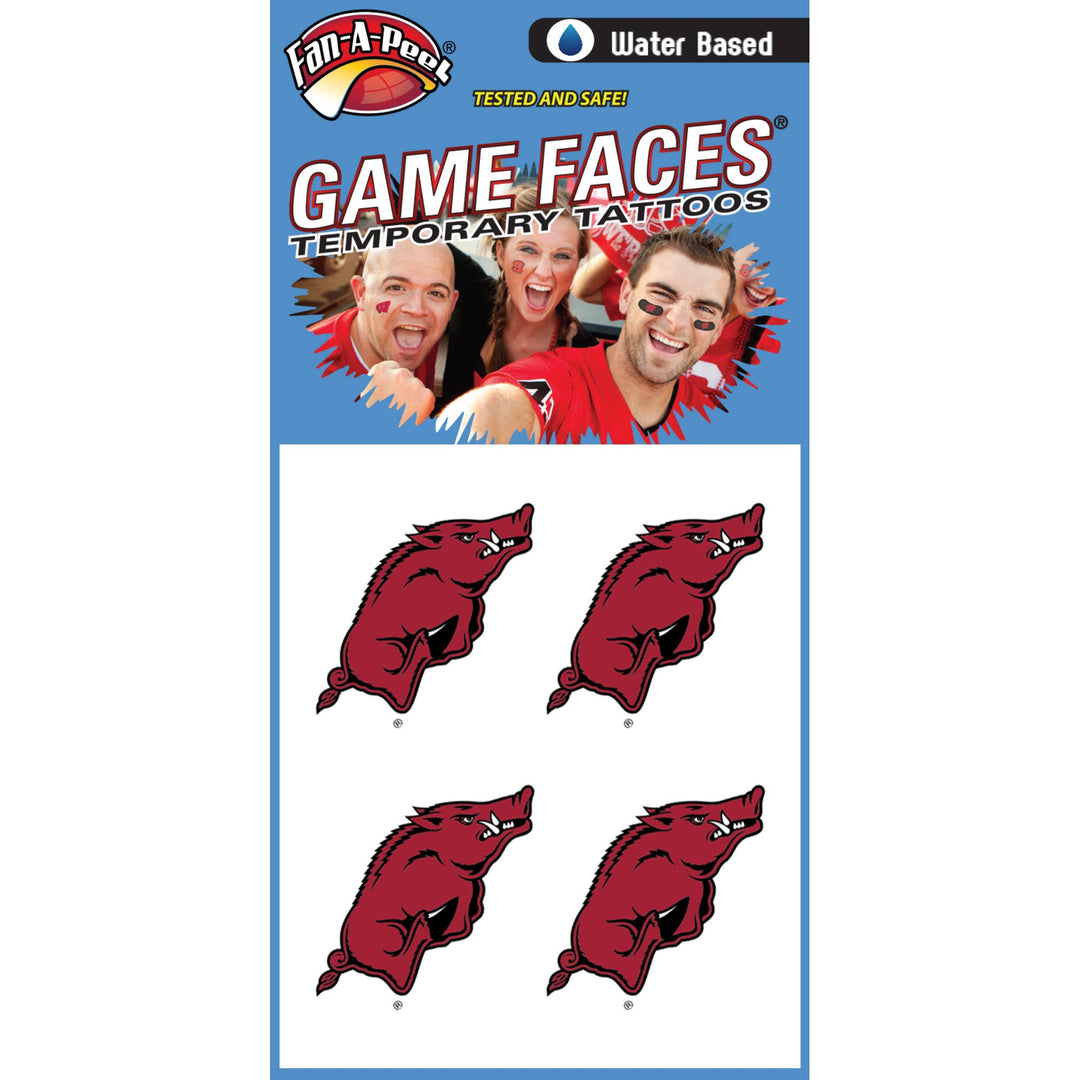 Arkansas Game Faces® Tattoos