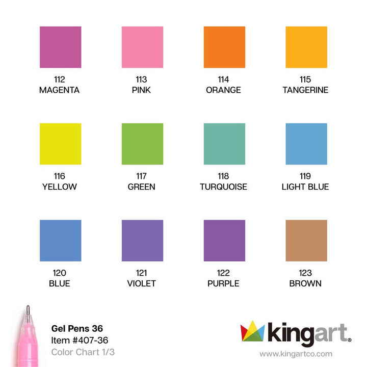 Gel Pens Variety Pack:36