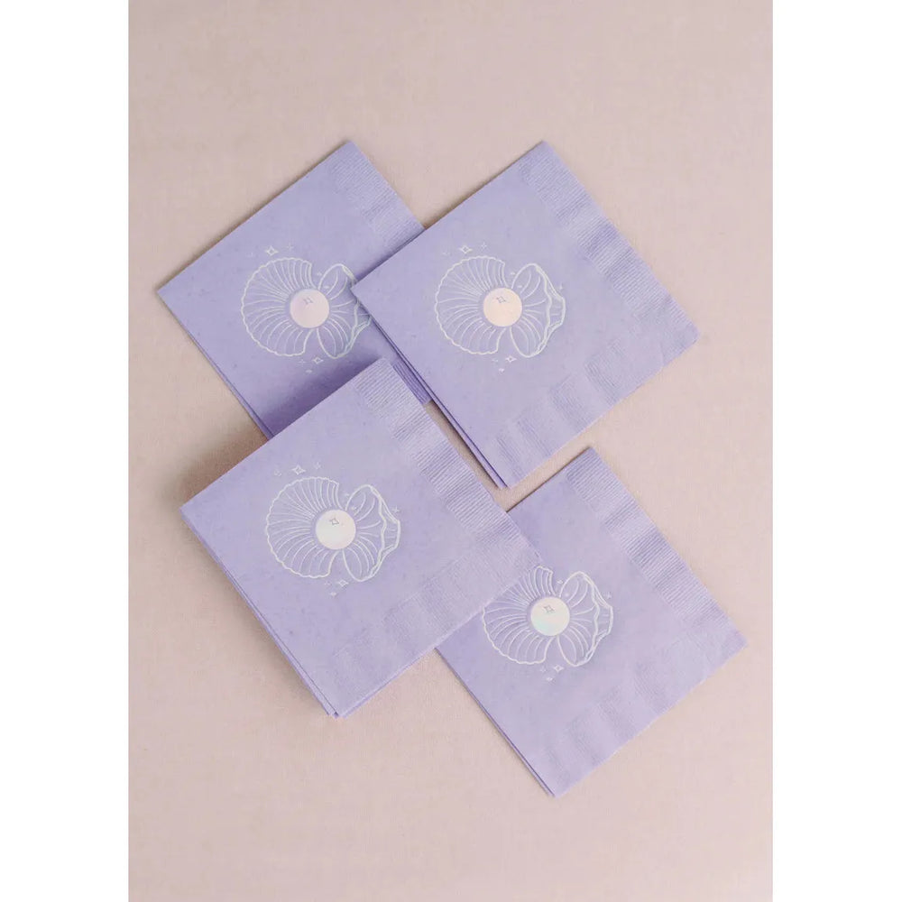Summer Seashell Paper Goods Napkin