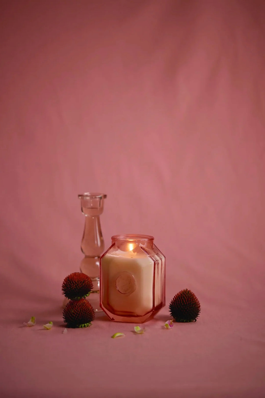 Saffron Rose Candle