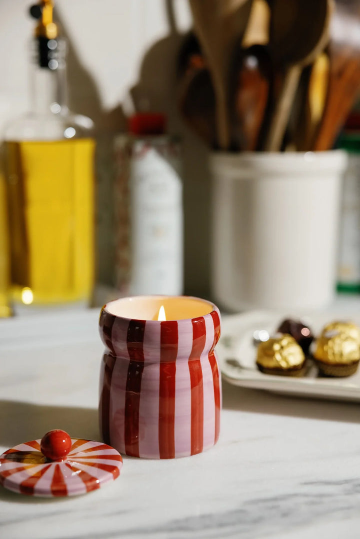 Pink Peppermint Candle