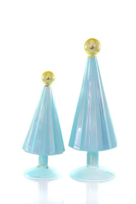 Small Pleated Trees- Sky Gold S/2
