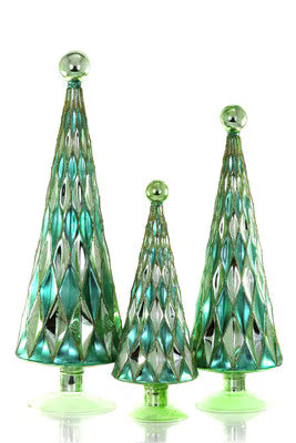 Mid-Century Diamond Trees- Mint S/3