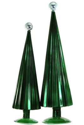 Large Pleated Trees- Juniper S/2