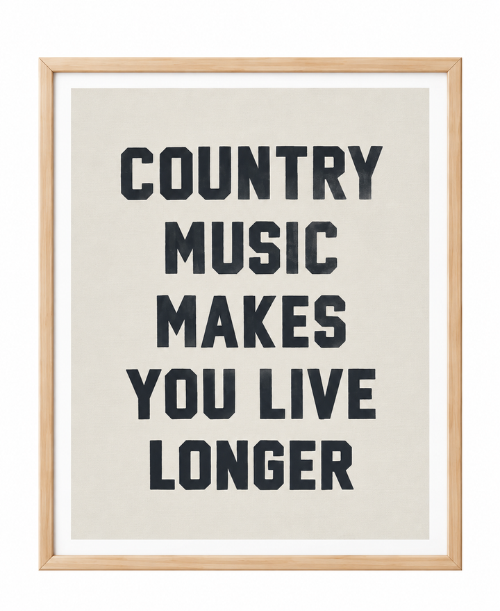 Country Music Print