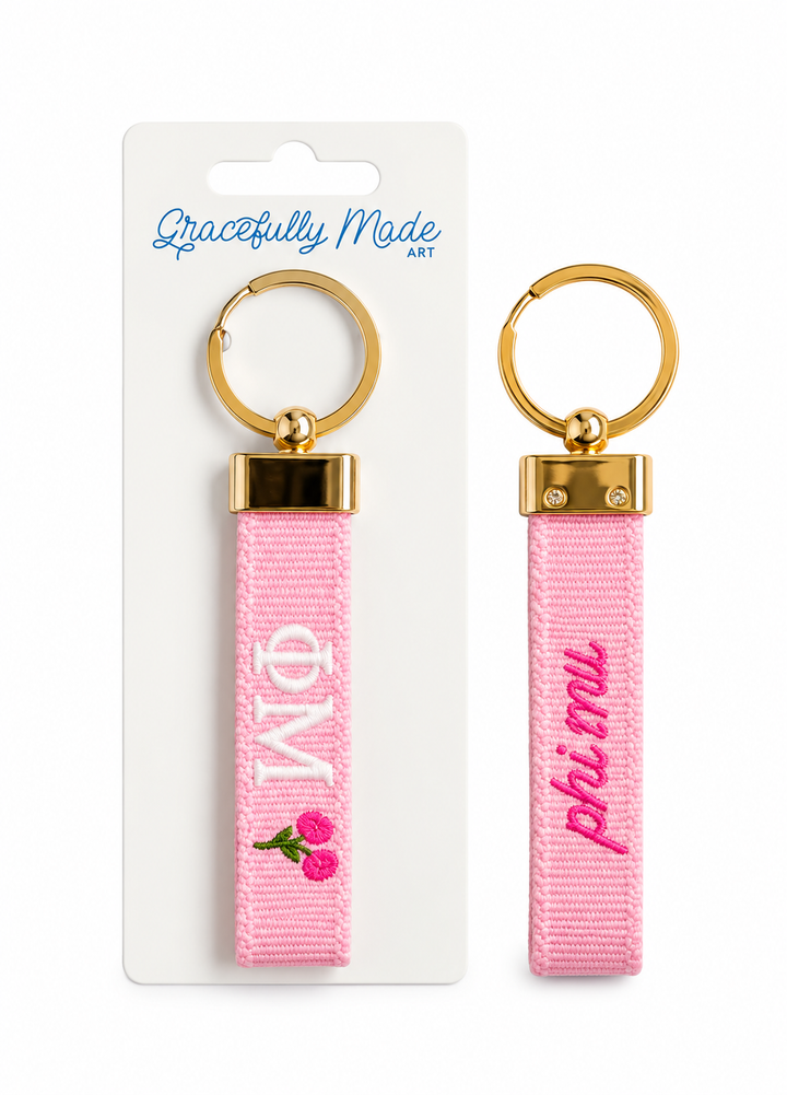 Phi Mu Keychain