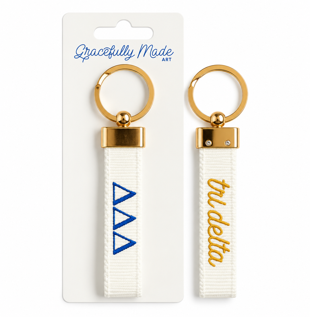 Delta Delta Delta Keychain