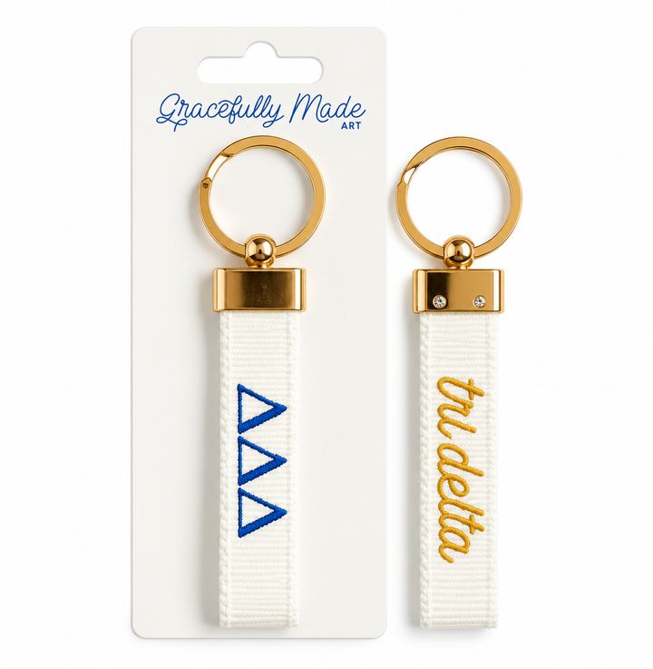Delta Delta Delta Keychain