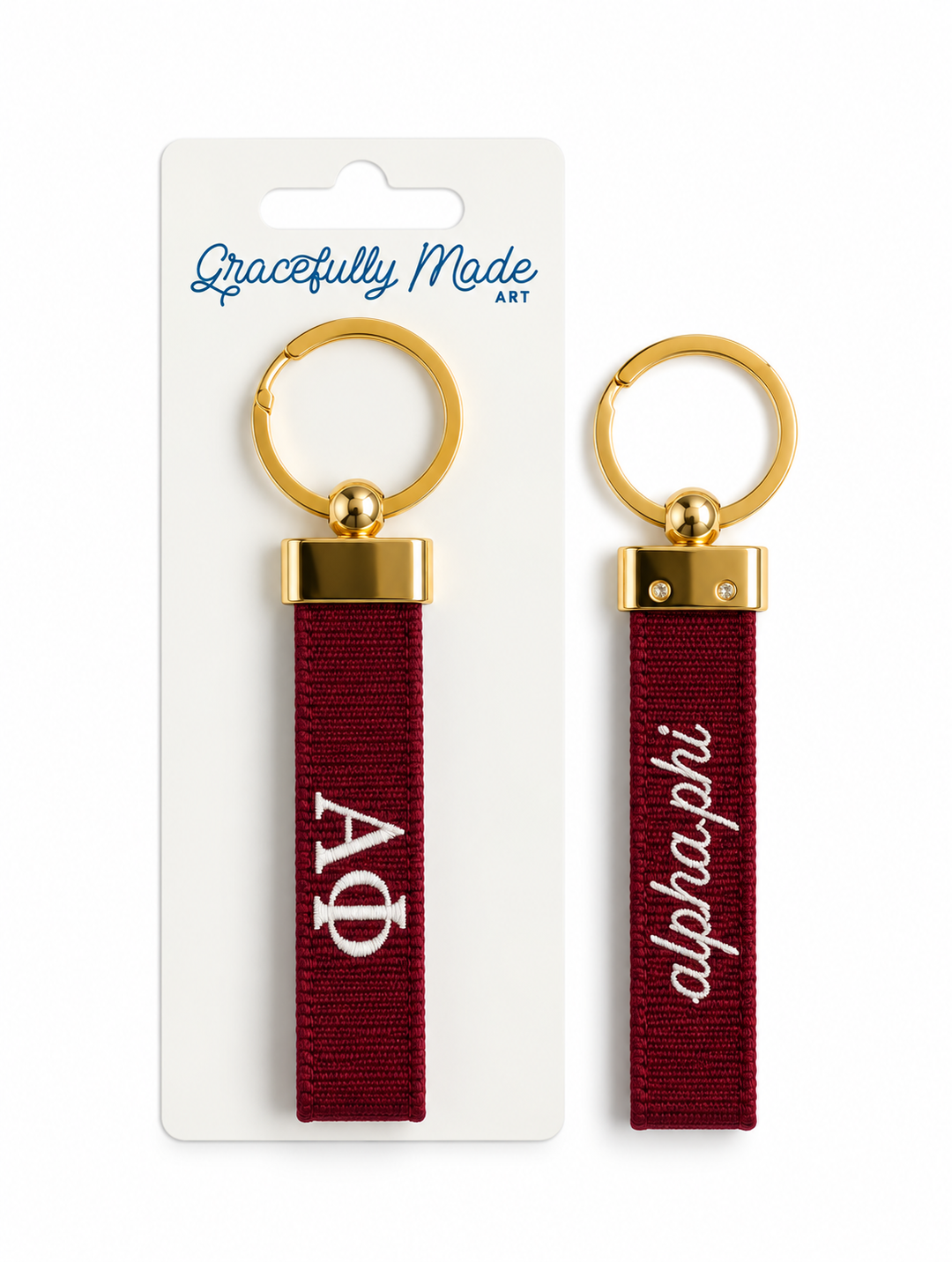 Alpha Phi Keychain