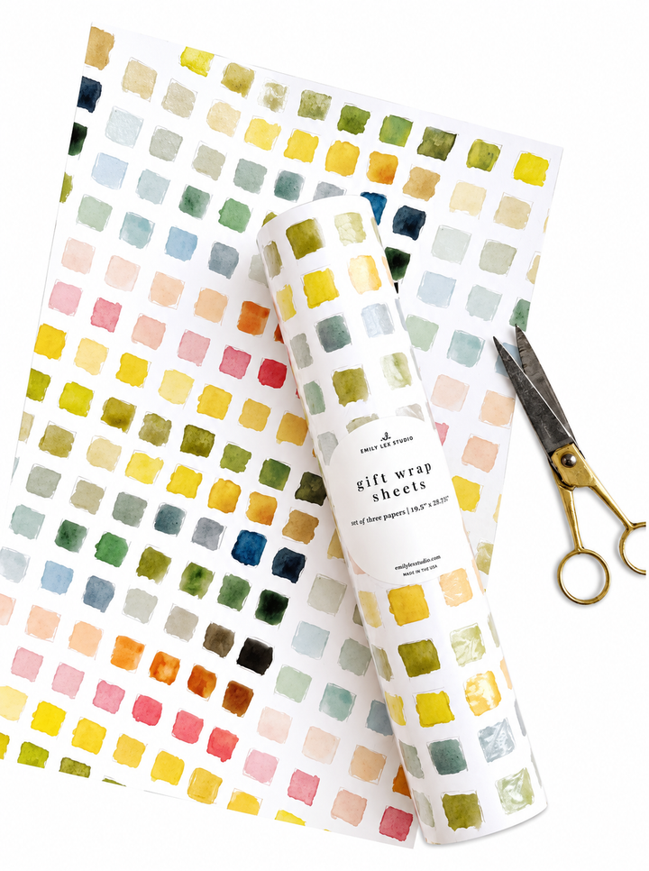 Paint Swatch Wrapping Paper