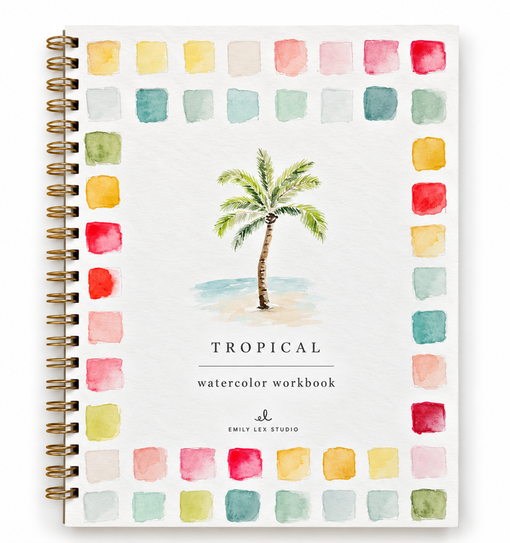 Tropical Watercolor Workbook