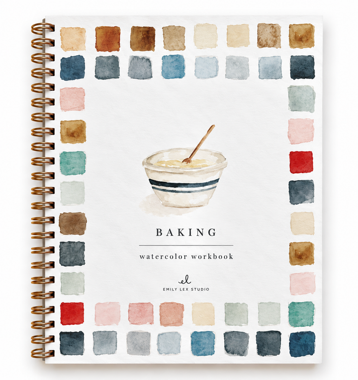 Baking Watercolor Workbook