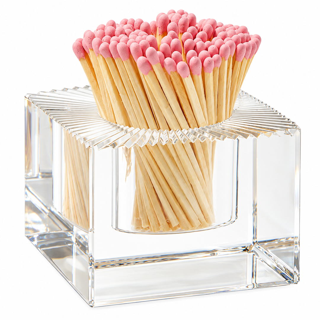 Square Match Striker | Light Pink Matches