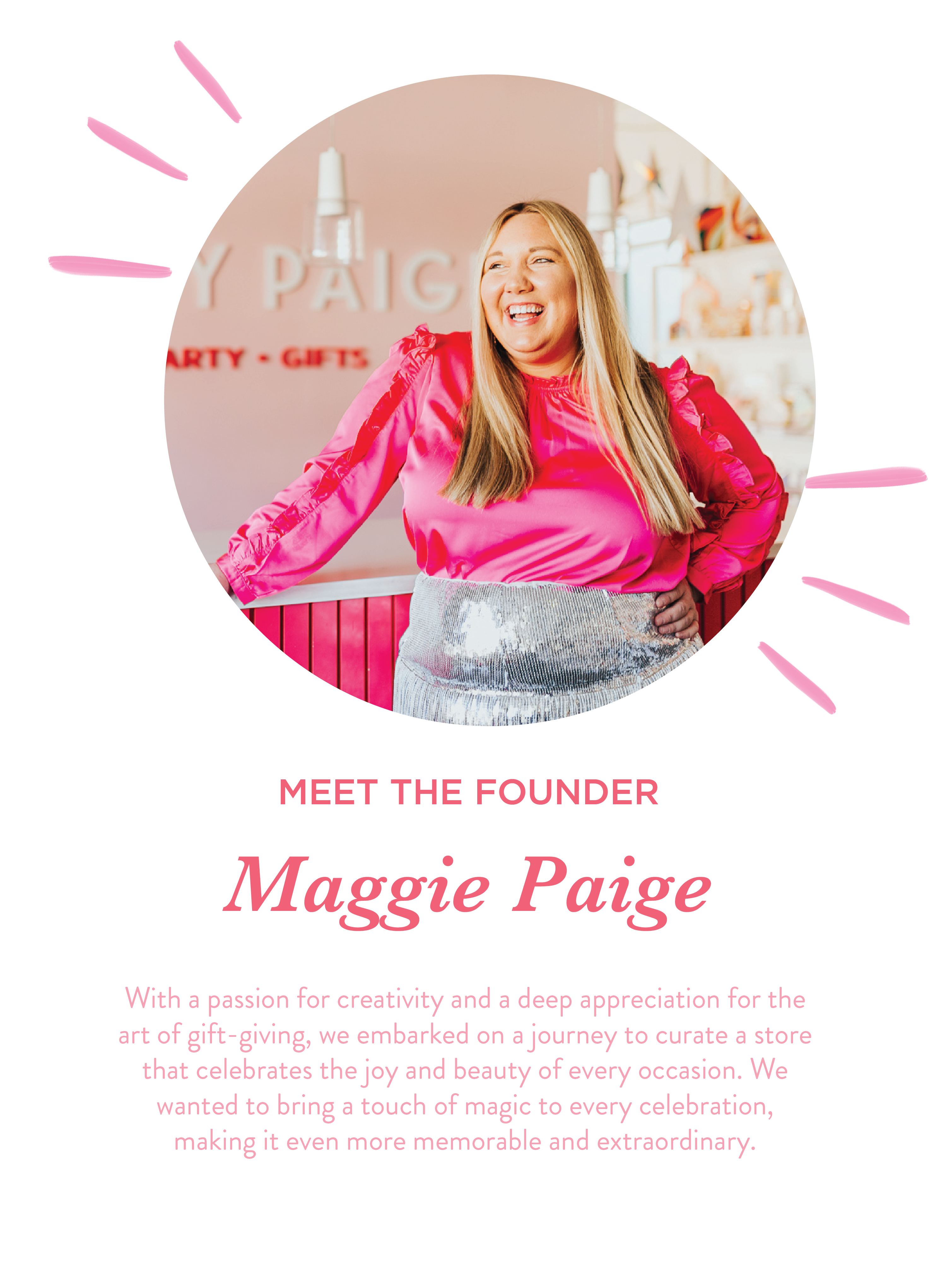 Meet the Founder Small Business Owner Gift Giving Presley Paige Maggie Owens