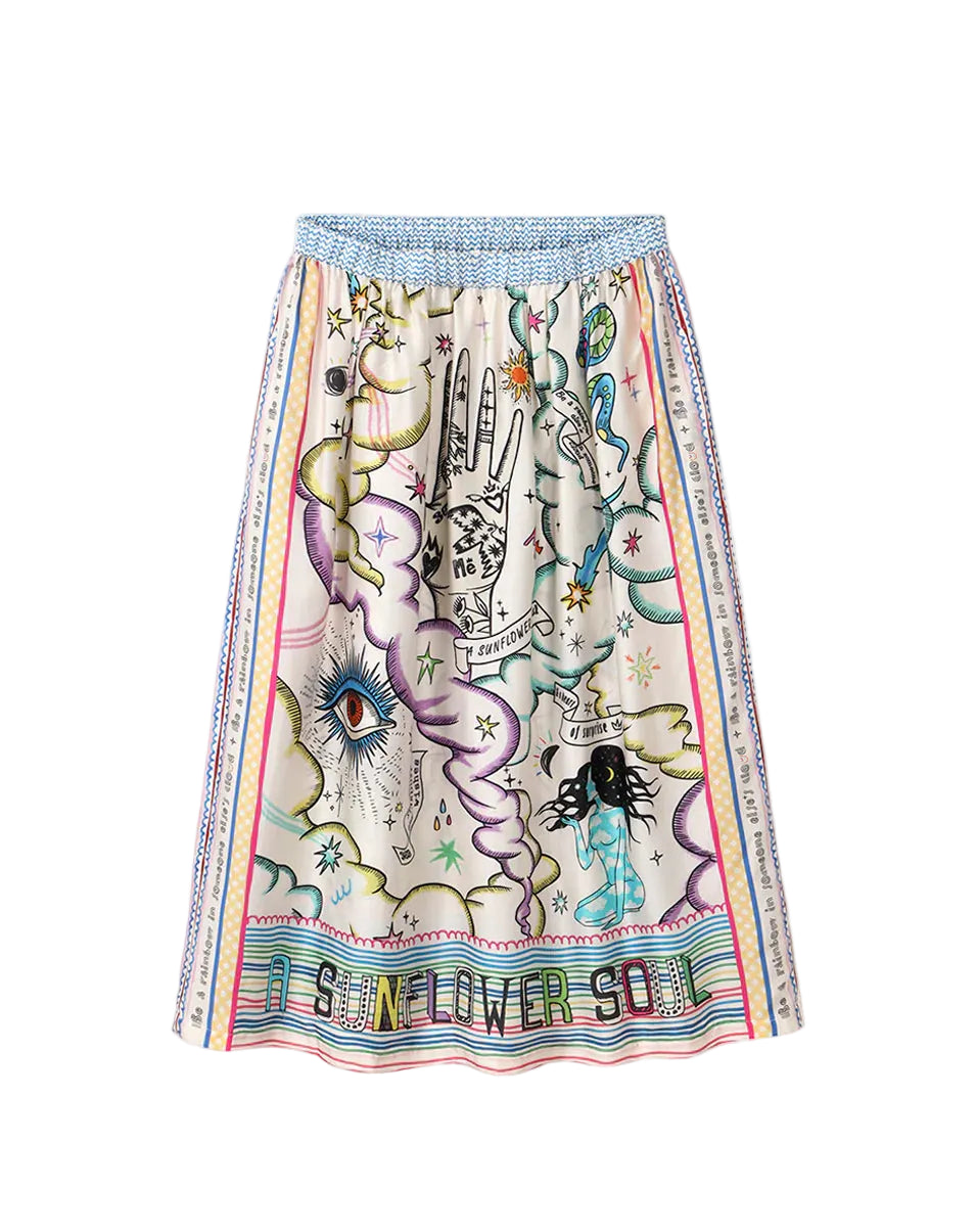 Enlightenment Vanessa Midi Skirt