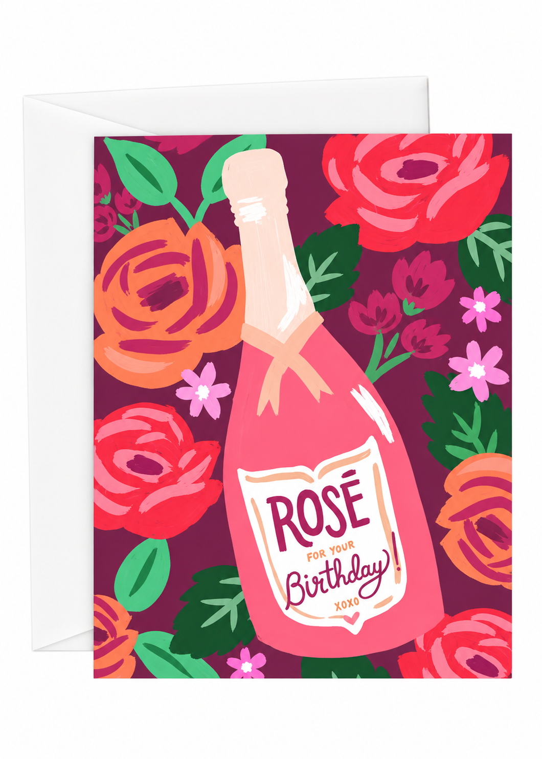 Birthday Rose Card