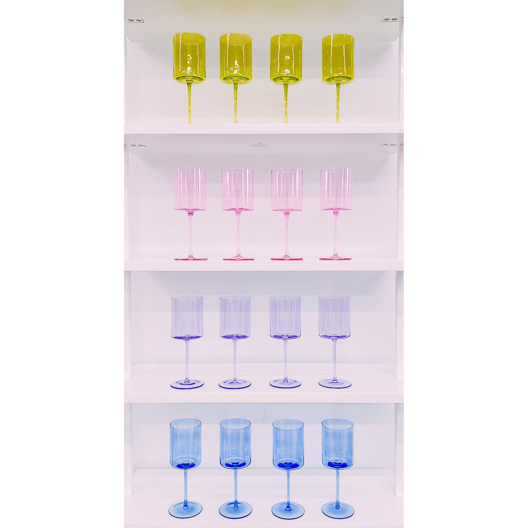 Anna Lavender Tall Wine Glass