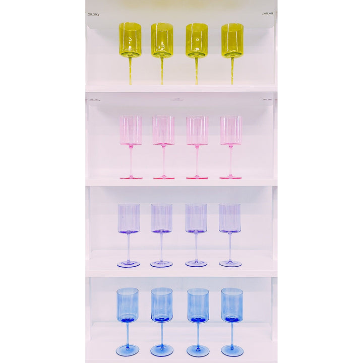 Anna Lavender Tall Wine Glass