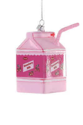 Strawberry Milk Ornament