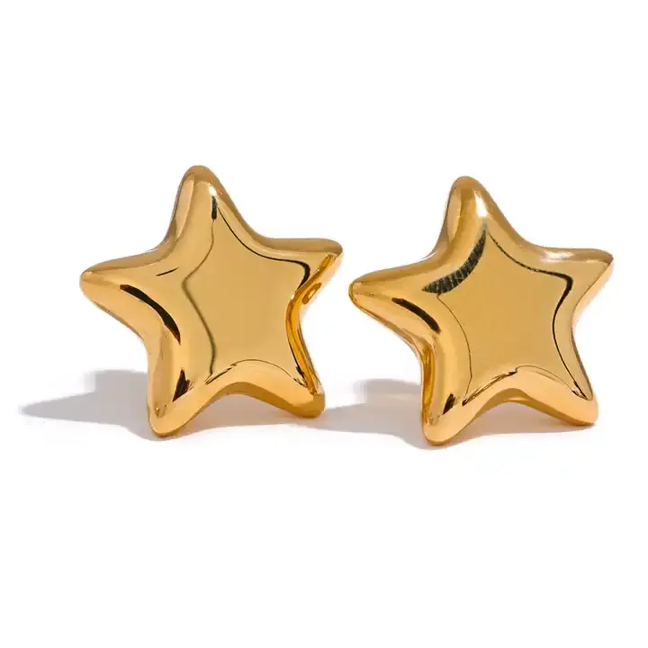 Golden Star Studs