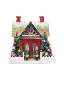 Merry & Bright Glitter Chalet